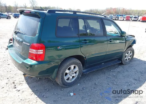 2002 Toyota Highlander V6 из США, поврежденный, VIN JTEHF21A120084543